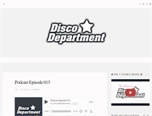 Tablet Screenshot of disco-department.com